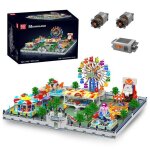 Mould king 11022 jeux de parc d'attractions comptition dynamique modle blocs de construction briques ...
