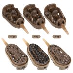 Moule d'alimentation de pêche à dégagement rapide, 3 pièces, outil de support d'appât pour la pêche à ... Moule d'alimentation de pêche à dégagement rapide, 3 pièces, outil de support d'appât pour la pêche à ...