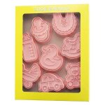 Moule a biscuits 3d en forme de dessin anim, 8 pices, pour bb et enfant, a faire soi - mme, pour ...