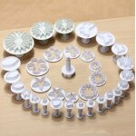 Moule a biscuits et fondant 3d, 33 pices, outils de ptisserie pour enfants