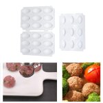 Moule a boulettes de viande, 9 trous, manuel, moule a pain de viande hache, robot pour desserts et tartes, ...