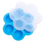 Moule de conglation en silicone rutilisable pour aliments pour bbs, bac a lgumes sans bpa, moule ...