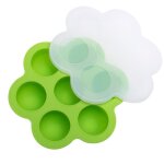Moule de conglation en silicone rutilisable pour aliments pour bbs, bac a lgumes sans bpa, moule ...
