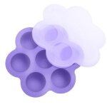 Moule de conglation en silicone rutilisable pour aliments pour bbs, bac a lgumes sans bpa, moule ...