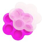 Moule de conglation en silicone rutilisable pour aliments pour bbs, bac a lgumes sans bpa, moule ...