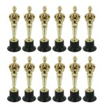 Moule de dcoration de gteau, 12 pices, en forme de statue d'oscar, rcompense les gagnants de magnifiques ...