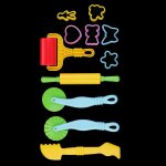 Moule a pte en argile polymre, 11 pices / ensemble, kit d'outils, coupeurs de bricolage, outils enfants ...