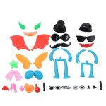 Moule a plasticine en argile plastique super lger, motif de fruits, cur, etoile, yeux de poupe, outils ...