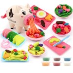 Moule en plasticine de couleur pour enfants, machine a nouilles en argile, crème glacée, simulation de ... Moule en plasticine de couleur pour enfants, machine a nouilles en argile, crème glacée, simulation de ...