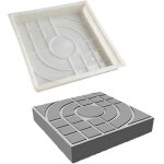 Moule de pose de briques en bton pour dalles de jardin, pelouse, pavs, alles, routes, 25 x 25 / 30 ...