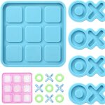 Moule en résine avec 4 pièces d'échecs, moules en silicone pour echiquier en résine + 4 pièces d'échecs ... Moule en résine avec 4 pièces d'échecs, moules en silicone pour echiquier en résine + 4 pièces d'échecs ...