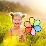 Moulin a vent coloré en forme de fleur, 2 pièces, décoration de fête pour jardin, pelouse, cadeaux pour ... Moulin a vent coloré en forme de fleur, 2 pièces, décoration de fête pour jardin, pelouse, cadeaux pour ...