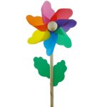 Moulin a vent de pelouse en plastique arc en ciel, moulin a vent de fte bricolage enfants, dcoration ...