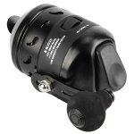 Moulinet de pche casting noir, ligne intrieure, tir  poisson, moulinet de pche ferm