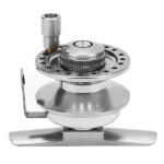 Moulinet de pche  extrmit avant entirement en mtal, quipement de pche  la mouche, sur glace, ...