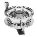 Moulinet de pche  extrmit avant entirement en mtal, quipement de pche  la mouche, sur glace, ...