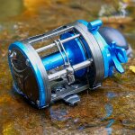 Moulinet de peche a lancer f47 corps metallique renforce moulinet rond pour lancer puissant eau salee ...