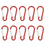 Mousqueton de sac a dos de voyage en alliage d'aluminium, anneau d, accessoires de porte - cls, randonne ...