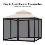 Moustiquaire pour auvent de terrasse, moustiquaire pour porche, terrasse et espaces de vie extérieurs, ... Moustiquaire pour auvent de terrasse, moustiquaire pour porche, terrasse et espaces de vie extérieurs, ...