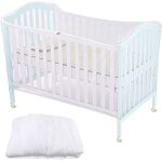Moustiquaire pour lit de bb, moustiquaire pour bb avec moustiquaire et fermeture eclair pour un accs ...