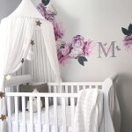 Moustiquaire en mousseline de soie, fonction lit de princesse pour bb enfants, canope, couverture ...