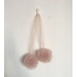 Moustiquaire nordique avec pompons pour bb, accessoires de princesse, pour chambre d'enfant, tipi, ...