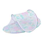 Moustiquaire portable pliable en forme de bateau pour b�b�, lit de tente respirant avec fermeture eclair ...
