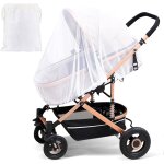 Moustiquaire poussette protection anti - insectes moustiquaire bebe universelle pour poussette, landau, ...