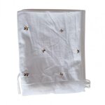 Moustiquaire respirante pour enfants, motif brod d'ours, protection infantile, accessoires de poussette ...