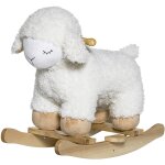 Mouton a bascule blanc - bloomingville