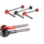 Moyeu de roue  dgagement rapide pour vlo de route et vtt, 2 pices, clip de brochette avant et arrire, ...