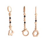 Mvi 3 pieces bebe jouer salle de sport jouets style nordique bois anneau bebe jouer salle de sport bebe ...