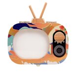 Mvi bo�te a souvenirs de dents de bebe bo�te a dents en bois bo�te a souvenirs de dents en forme de tv ...