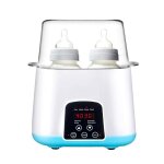 Mvi chauffe biberon sterilisateur vapeur biberon 5 - en - 1 thermostat intelligent double biberon chauffe ...