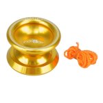 Mvi magique yoyo t8 ombre en aluminium professionnel yo - yo paquet boule or