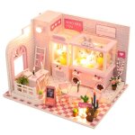 Mvi maison de poupee miniature maison de poupee avec kit de meubles maison en bois miniature jouets pour ...