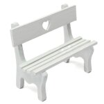 Mvi mini fee jardin chaise en bois banc modele mariage poupee maison decor enfants cadeau Mvi mini fee jardin chaise en bois banc modele mariage poupee maison decor enfants cadeau