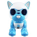 Mvi robot chien jouets chien de compagnie electronique interactif robot jouet chien promenades aboie ...