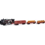 Mvi train de course electrique voiture enfants piste train modele jouet bebe train ferroviaire course ...