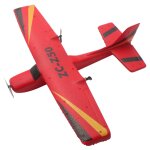Mvi z50 2. 4g 2ch 340mm envergure epp rc planeur avion rtf rouge
