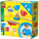 My first - p�te a modeler avec outils kit 3 pots 90g couleurs jaune rouge bleu sans gluten stimulation ...
