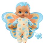 My garden baby - mon premier b�b� papillon, bleu, 23 cm, corps souple avec ailes en peluche - poup�e ...
