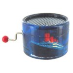 My heart will go on (titanic) - bo�te a musique a manivelle ronde en carton avec m�canisme musical de ...