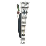 N code 80 nickel silver 6 remote switch right atlas trains N code 80 nickel silver 6 remote switch right atlas trains