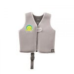 N�j veste de natation evolutive en n�opr�ne 3 - 6 ans gris