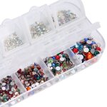 Nail art 12 grilles nail art strass bricolage décoration des ongles, maquillage perles a paillettes manucure ... Nail art 12 grilles nail art strass bricolage décoration des ongles, maquillage perles a paillettes manucure ...
