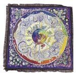 Nappe de cartes de tarot d'autel 60x60cm, nappe de jeu de socit, cartes de divination, tapisserie de ...