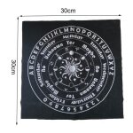 Nappe de cartes de tarot des constellations 30x30cm, planche de divination, tapis de table, tarot d'autel, ...