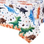 Nappe de dinosaure - 2pcs 137 x 274cm fournitures pour la fête des dinosaures pour les enfants garçons ... Nappe de dinosaure - 2pcs 137 x 274cm fournitures pour la fête des dinosaures pour les enfants garçons ...
