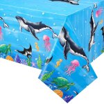 Nappe de fête de l'océan - 1 pc nappes en plastique jetables pour la fête d'anniversaire des enfants ... Nappe de fête de l'océan - 1 pc nappes en plastique jetables pour la fête d'anniversaire des enfants ...